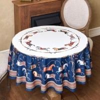 Скатерть круглая &quot;passage&quot; 220см ,белый,100%хлопок,твил,пропитка Lefard (850-759-26)