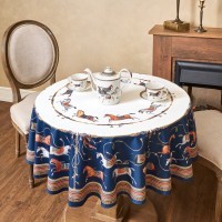 Скатерть круглая &quot;passage&quot; 220см ,белый,100%хлопок,твил,пропитка Lefard (850-759-26)