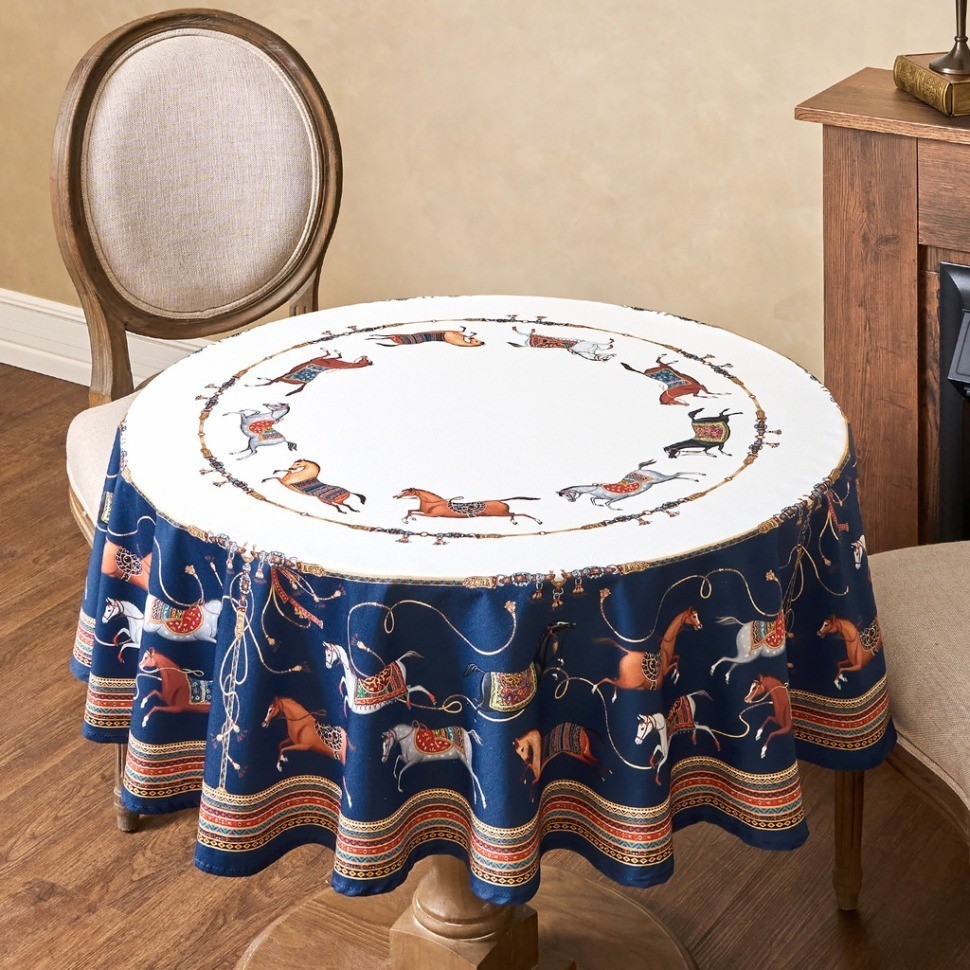 Скатерть круглая "passage" 220см ,белый,100%хлопок,твил,пропитка Lefard (850-759-26)