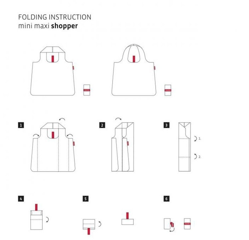 Сумка складная mini maxi shopper zebra (68827)