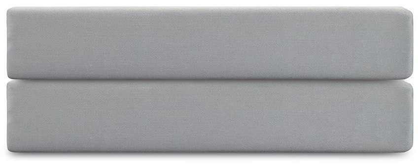 Простыня на резинке из премиального сатина оливкового цвета из коллекции essential, 160х200х30 см (79847)