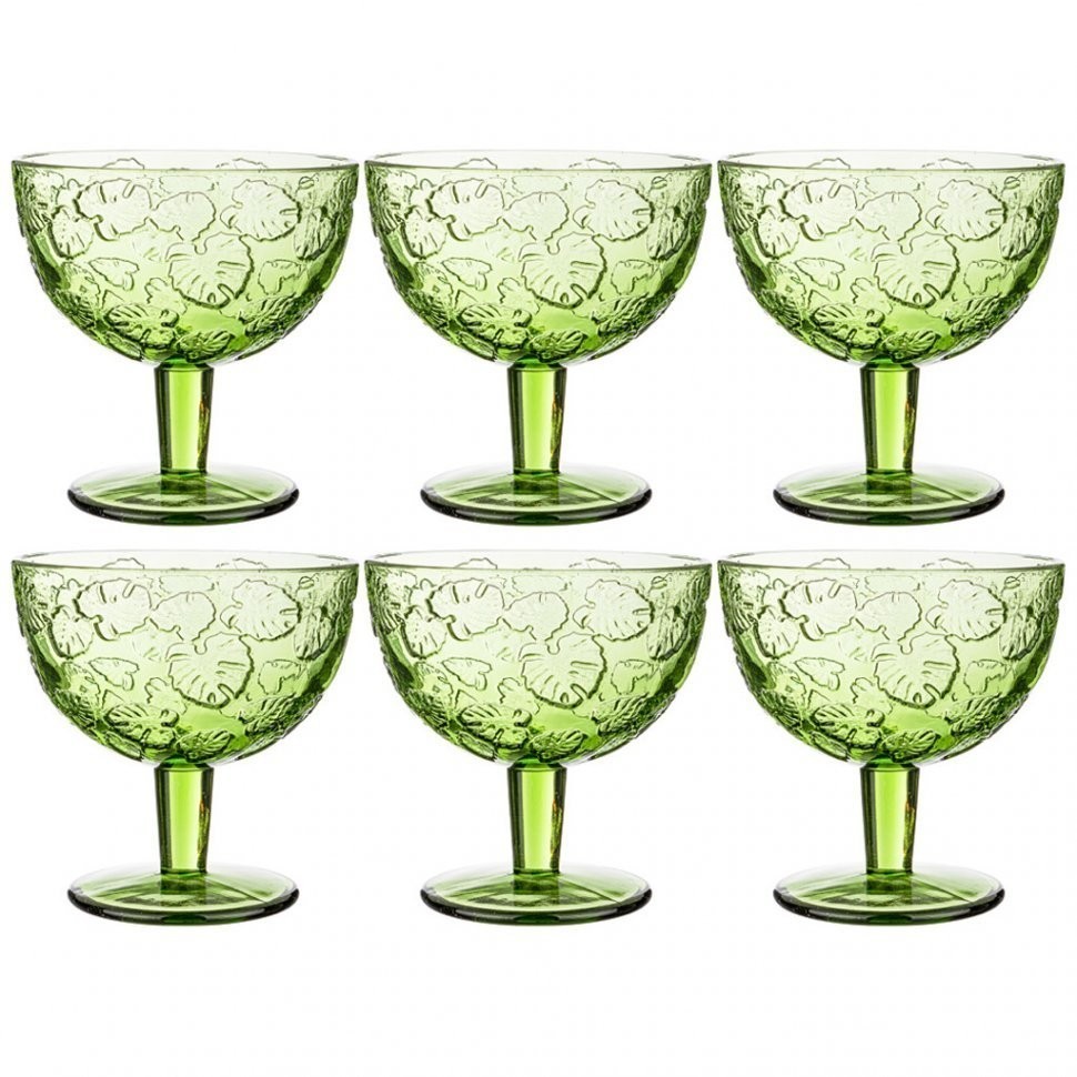 Набор бокалов для шампанского "джангл" 6шт. серия "muza color" 320 мл высота=11 см. Lefard (694-013)