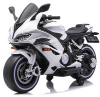 Детский электромотоцикл Ducati (12V, EVA, ручка газа, спидометр) (FT-821-WHITE)