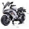 Детский электромотоцикл Ducati (12V, EVA, ручка газа, спидометр) (FT-821-WHITE)