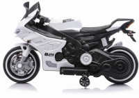 Детский электромотоцикл Ducati (12V, EVA, ручка газа, спидометр) (FT-821-WHITE)