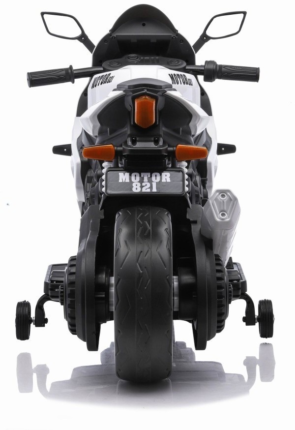 Детский электромотоцикл Ducati (12V, EVA, ручка газа, спидометр) (FT-821-WHITE)