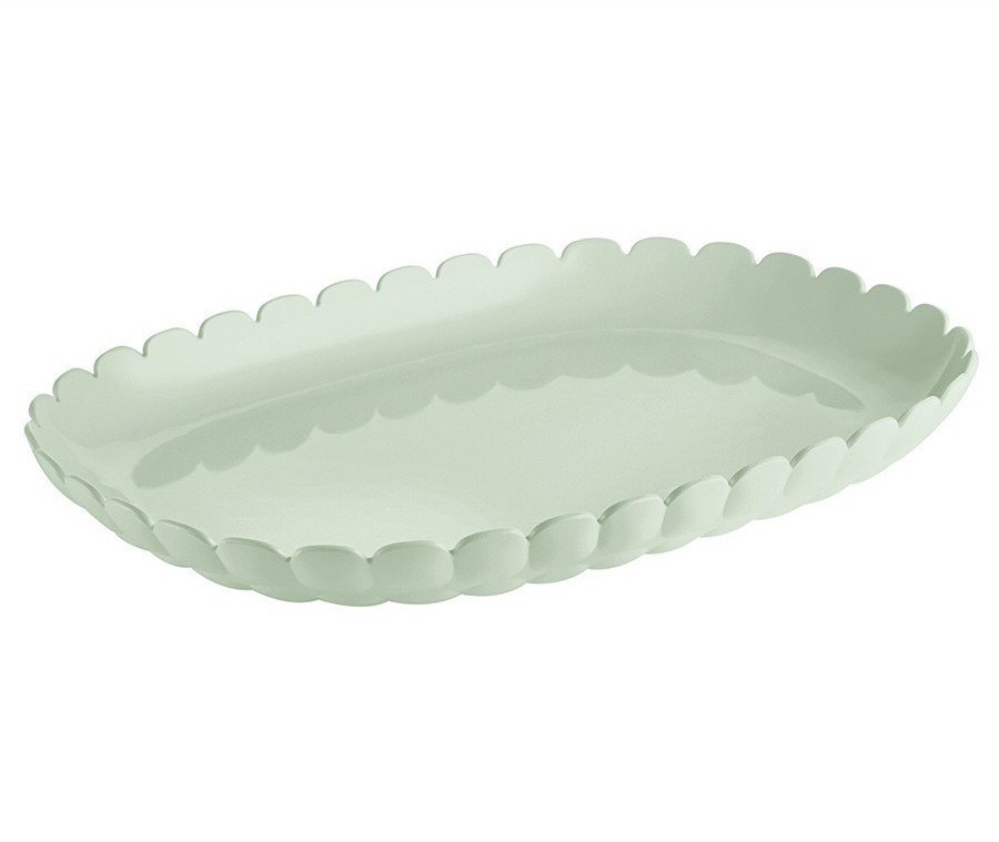 Поднос сервировочный tiffany, 45х31 см, зеленый (75587)