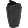 Корзина для мусора с крышкой twirla, 9 л, черная (69190)