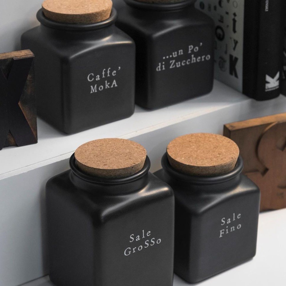 Ёмкость для сахара с крышкой Nero Easy 14.5 см 9064/2-EAB