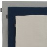 Салфетка двухсторонняя под приборы из умягченного льна серого цвета essential, 35х45 см (63134)