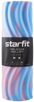 Ролик массажный STARFIT FA-525 EVA/PP, 45x14 cм, низкая жесткость, розовый/голубой (2104282)