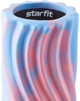 Ролик массажный STARFIT FA-525 EVA/PP, 45x14 cм, низкая жесткость, розовый/голубой (2104282)