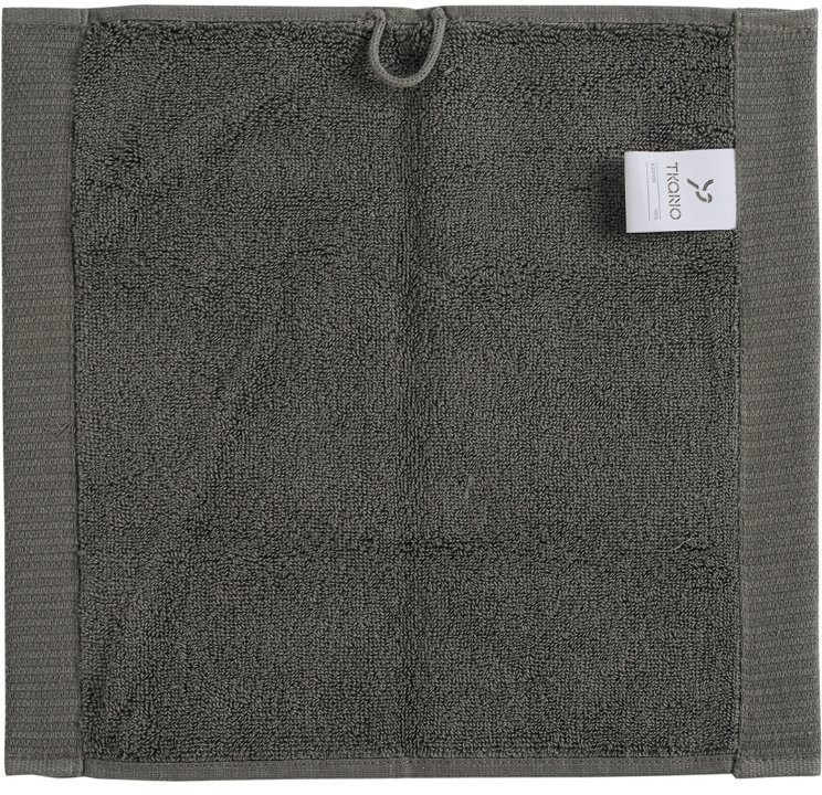 Полотенце для лица темно-серого цвета из коллекции essential, 30х30 см (66953)