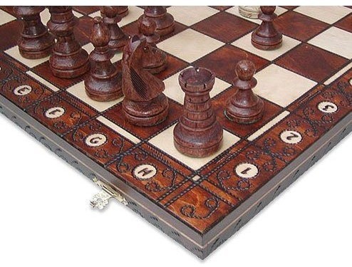 Шахматы "Амбассадор" (Польша, дерево, 54х27х6см), Madon (31133)