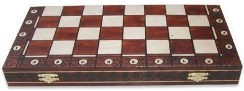 Шахматы "Амбассадор" (Польша, дерево, 54х27х6см), Madon (31133)