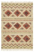 Ковер из джута и шерсти по мотивам башкирских орнаментов из коллекции cultural heritage, 120х180 см (78518)
