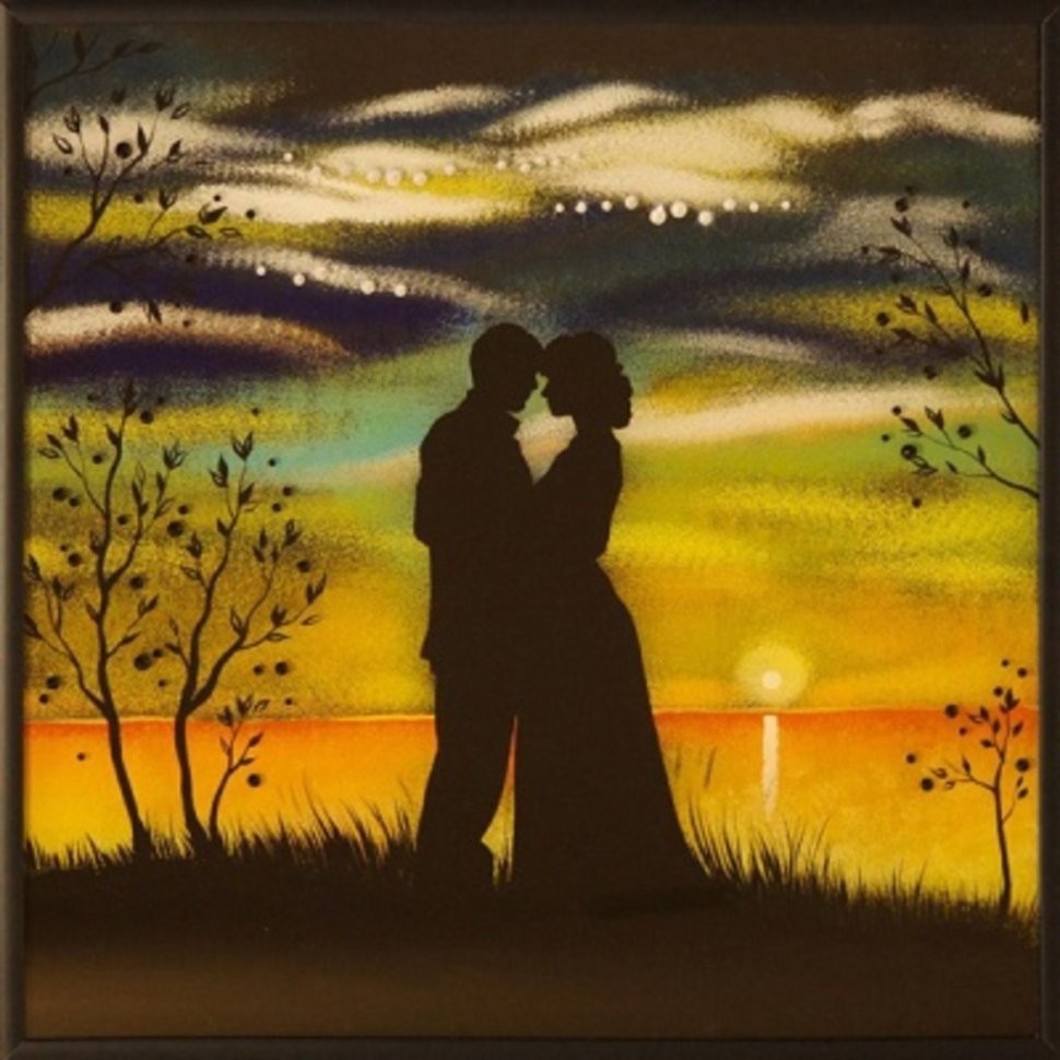 Картина Любовь 3 с кристаллами Swarovski (1918)