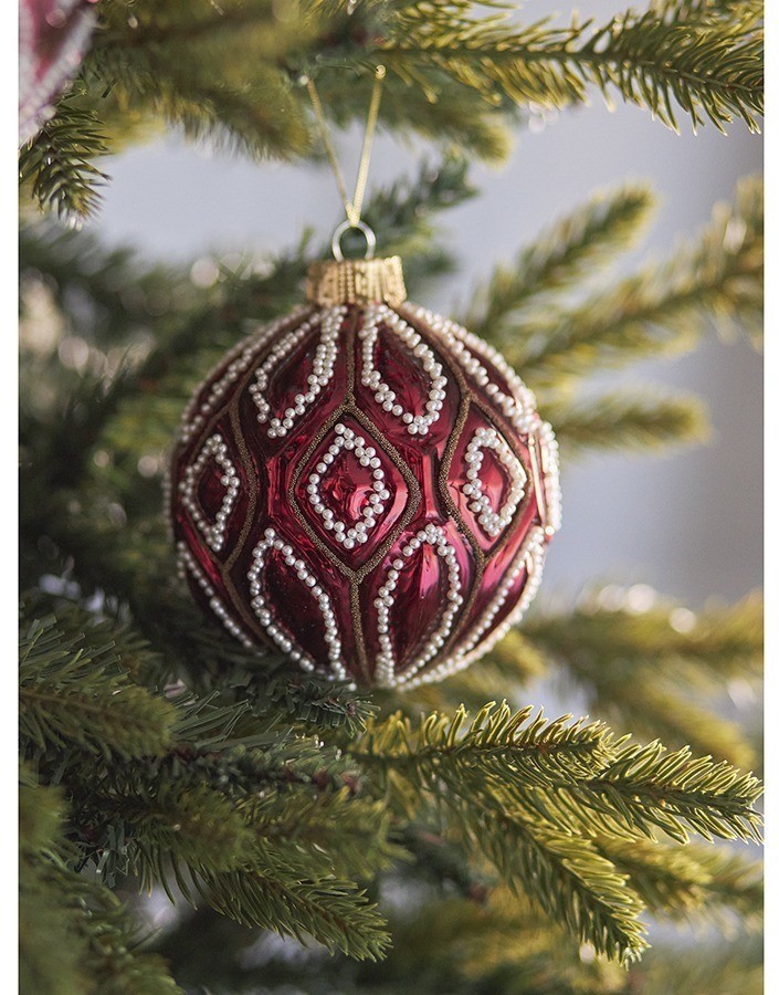 Набор ёлочных украшений vitrage из коллекции new year essential, 7 шт. (78279)