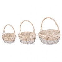 Набор корзин из 3-х шт. l:30*13*33, m:24.5x11x28, s:19*9*23 см Lefard (177-133)