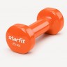 Гантель виниловая DB-101 2 кг, оранжевый (2103574)