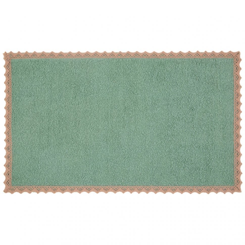 Набор из 2-х полотенец в корзине, "шарм",30х50см,х\б 100% ,зел+цв,махра+рогожка. SANTALINO (850-841-21)