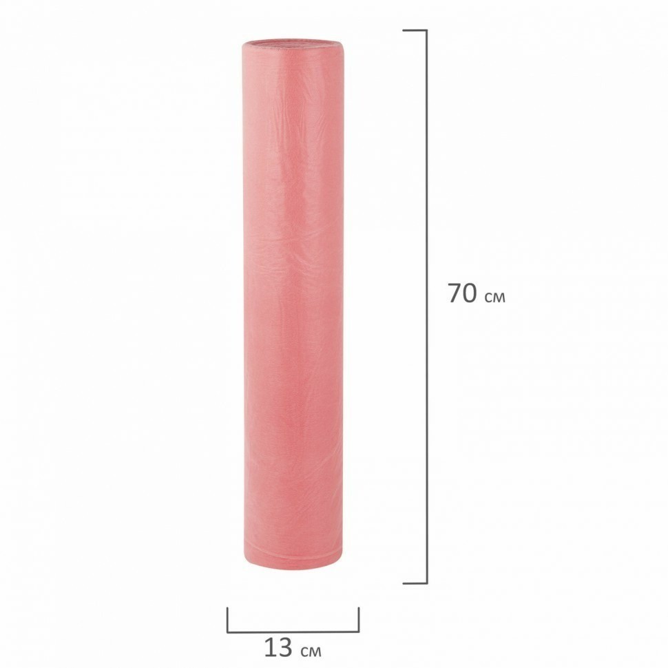 Простыня розовая рулонная с перфорацией 100 шт 70х200 см 12 г/м2 LAIMA UNIVERSAL 631140 (95292)