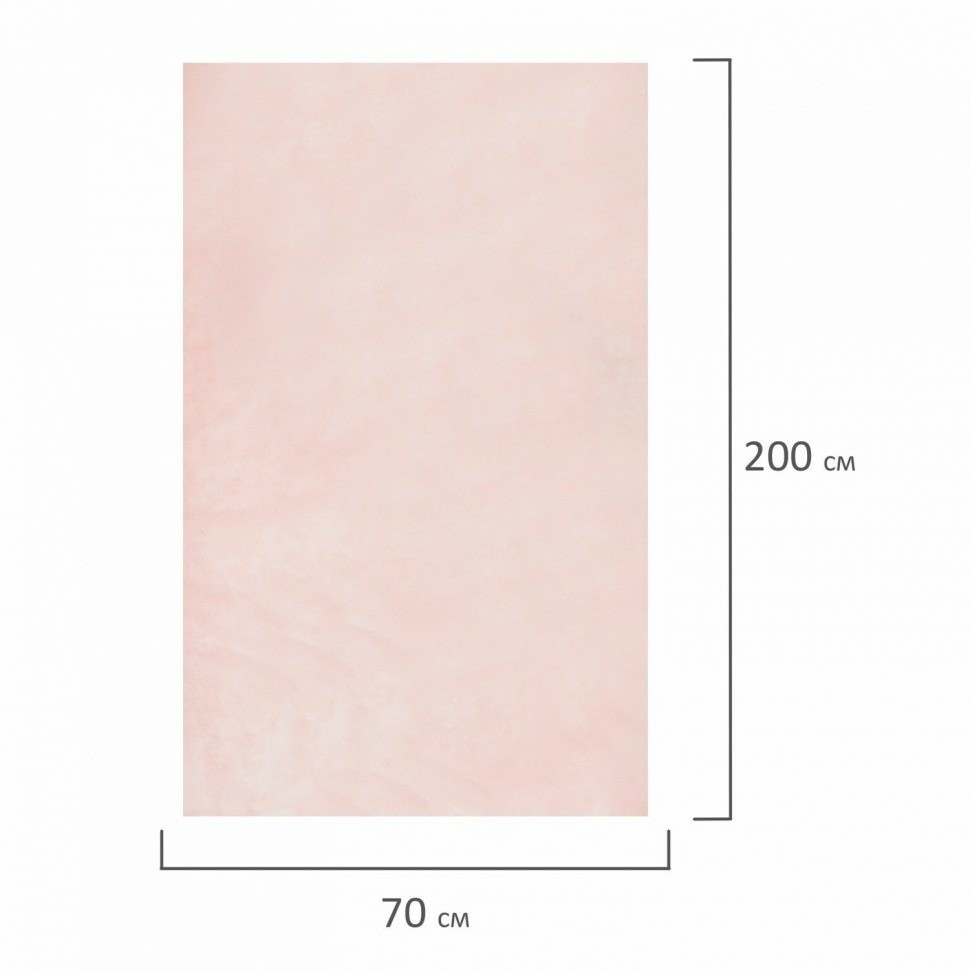 Простыня розовая рулонная с перфорацией 100 шт 70х200 см 12 г/м2 LAIMA UNIVERSAL 631140 (95292)