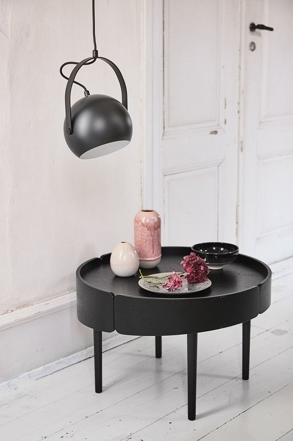 Лампа потолочная ball с подвесом, 24хD19 см, черная матовая (68025)