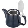 Чайник с металл.ситом и крышкой bronco "luster" 500мл, 19*8,5*10см, синий Bronco (470-408)
