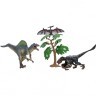 Динозавры и драконы для детей серии "Мир динозавров": спинозавр, птеродактиль, троодон (набор фигурок из 4 предметов) (MM206-019)