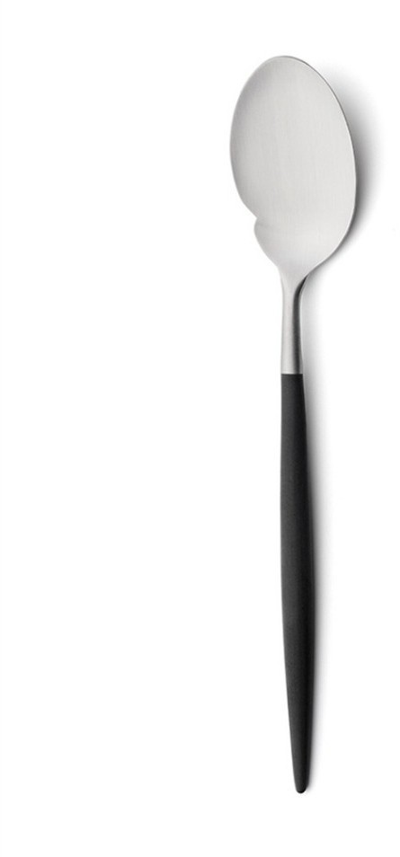 Ложка гастрономическая GO.21I, нержавеющая сталь 18/10, композитный материал, matte chrom/black, CUTIPOL