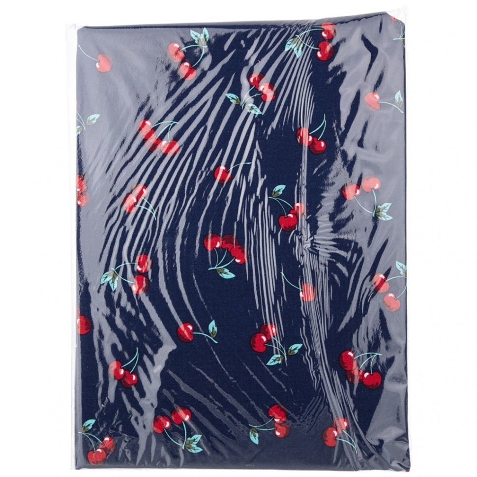 Пододеяльник "вишенка" 145х215см,синий,100%х\б,сорочка SANTALINO (984-233)