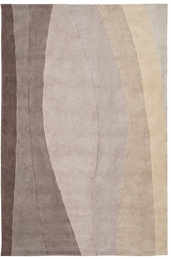 Ковер из хлопка с рисунком rice plantation из коллекции terra, 200х300 см (74497)