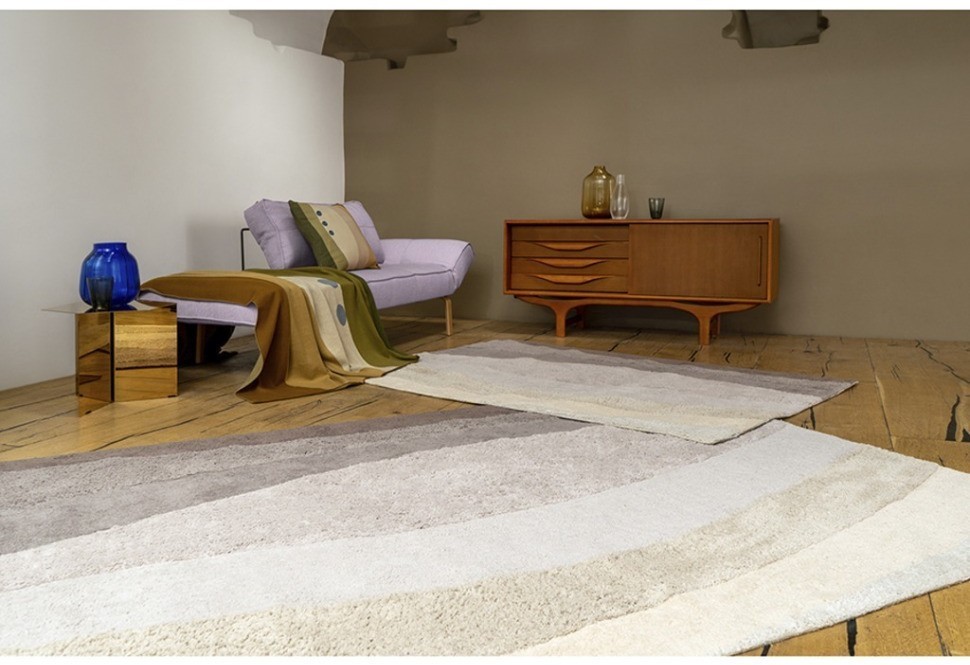 Ковер из хлопка с рисунком rice plantation из коллекции terra, 200х300 см (74497)