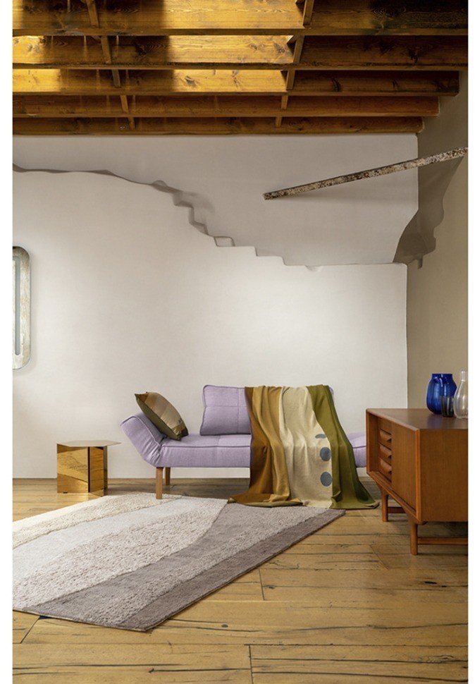 Ковер из хлопка с рисунком rice plantation из коллекции terra, 200х300 см (74497)