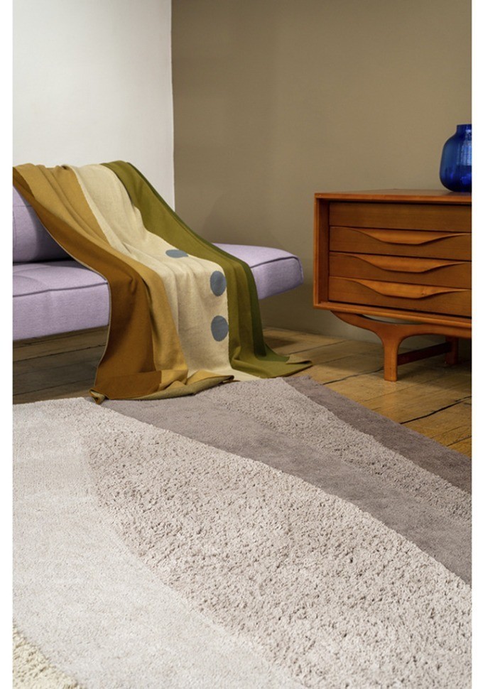 Ковер из хлопка с рисунком rice plantation из коллекции terra, 200х300 см (74497)