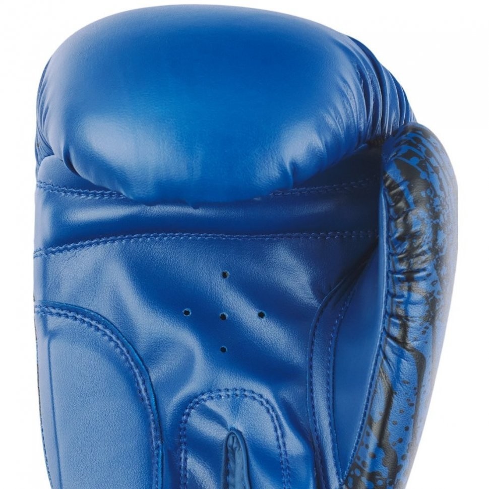 Перчатки боксерские ODIN, ПУ, синий, 14 oz (1738646)