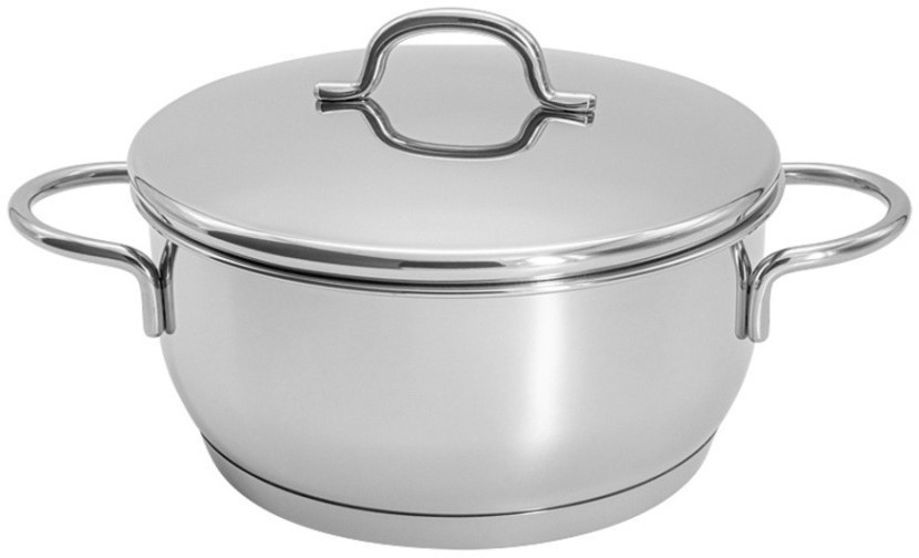 Кастрюля-сотейник Грация, 20 см, 2,7 л, крышка металлическая - 368598 Metalac