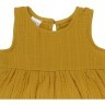 Платье без рукава из хлопкового муслина горчичного цвета из коллекции essential 3-4y (69595)
