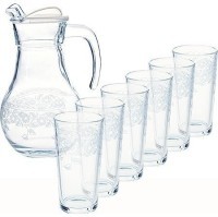MS43944+1256-07-01 Наб 7 пр кувшин+стакан ФЛЕР (MS43944+1256-07-1)