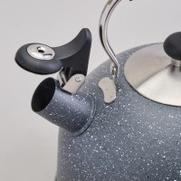 Чайник agness со свистком 2,5 л, складывающаяся ручка, индукцион. дно (937-915)