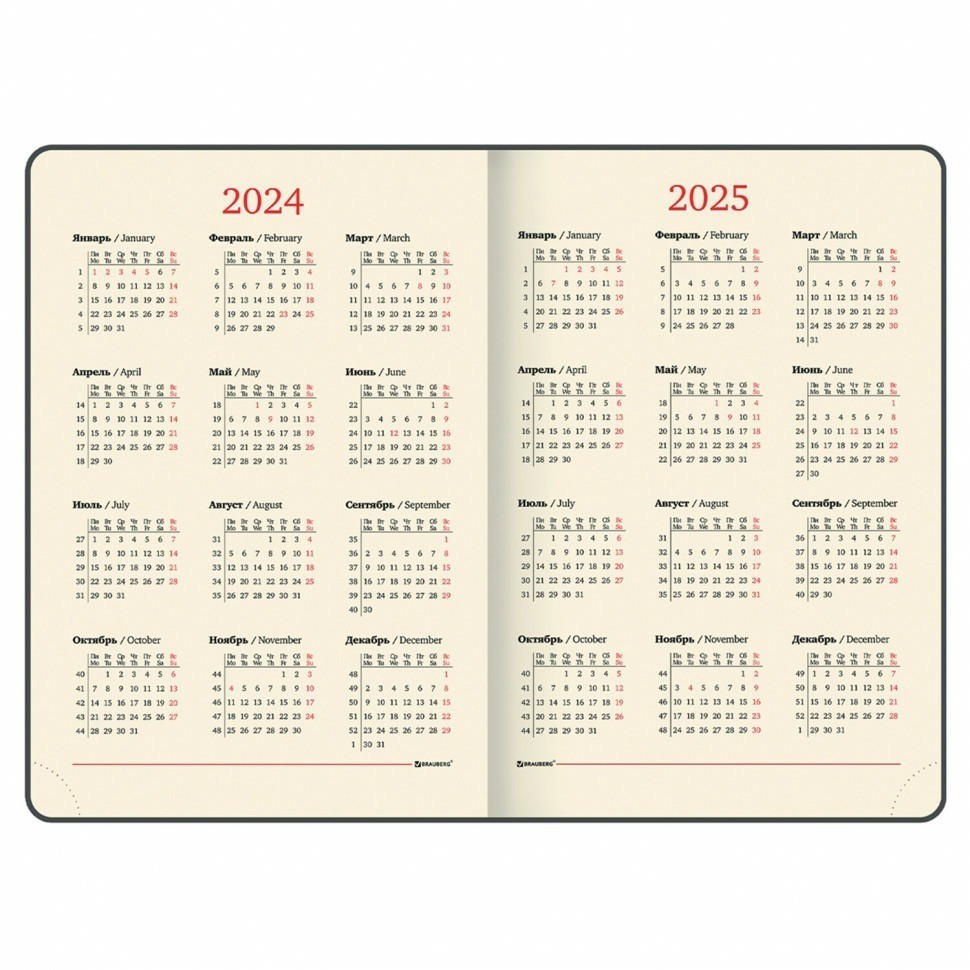 Ежедневник датированный 2024 г. А4 210х297 мм, Brauberg "Iguana", под кожу, синий, 114777 (89400)