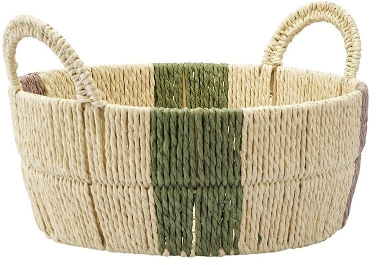Корзина плетеная круглая bodhran nature из коллекции ethnic, размер m (77223)