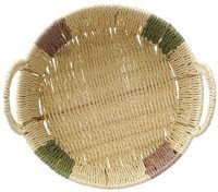 Корзина плетеная круглая bodhran nature из коллекции ethnic, размер m (77223)