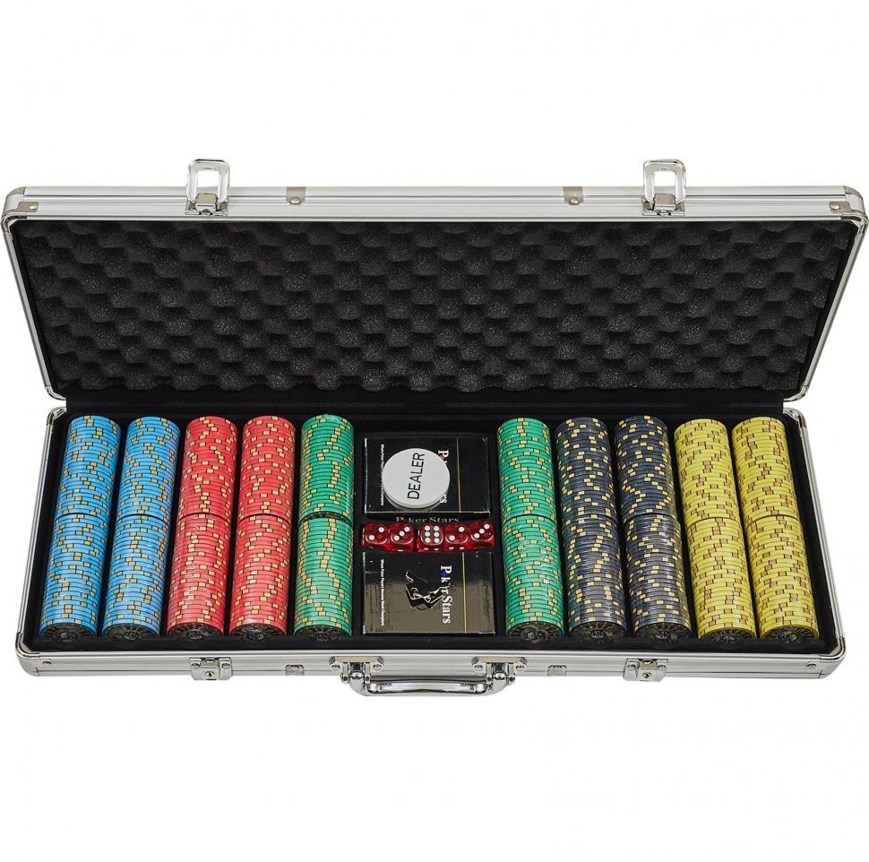 Набор для покера Nevada Jack Ceramic где 500 фишек (31310)