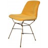 Стул SC-3288HW/yellow, Каркас матовое золото, вельвет, Yellow, ROOMERS FURNITURE