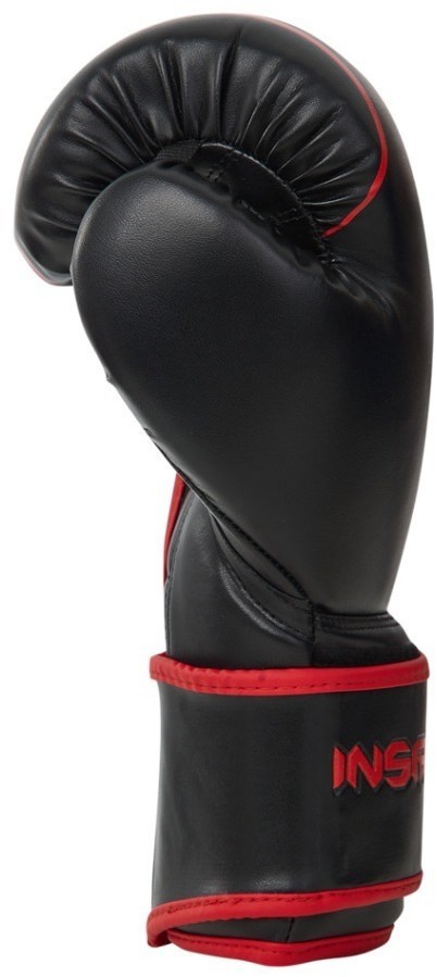 Перчатки боксерские MONTU, ПУ, красный, 10 oz (2107646)