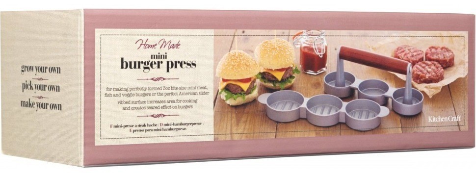Kitchen Craft Мини-пресс для гамбургеров KCHMMINIPRESS
