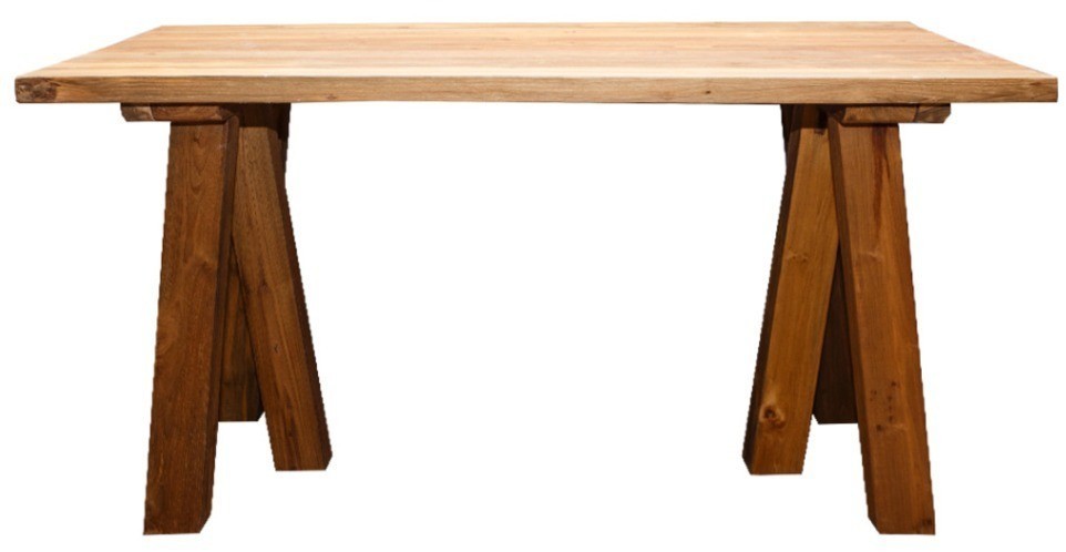 Стол Анжела XQSS13-160, массив тикового дерева, Rustic 1/Natural, ROOMERS FURNITURE