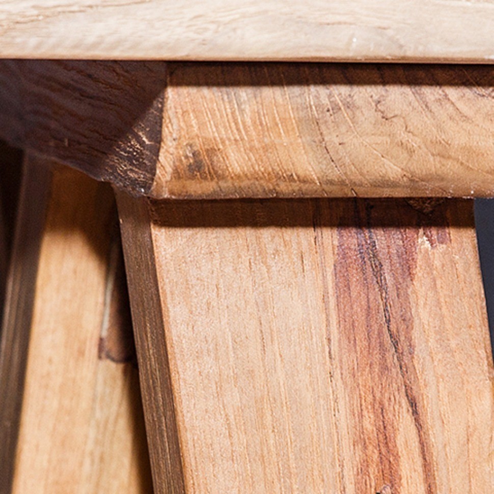 Стол Анжела XQSS13-160, массив тикового дерева, Rustic 1/Natural, ROOMERS FURNITURE